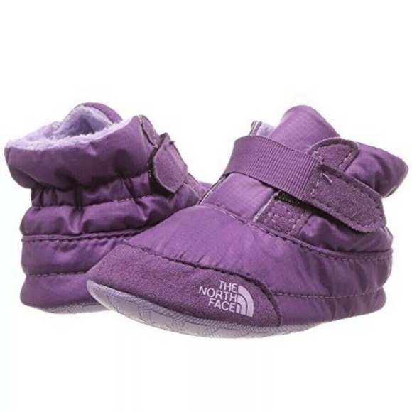 North Face | Infant  Asher Booties Purple Baby Size 1 - Picture 1 of 8